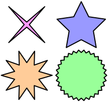 Example stars